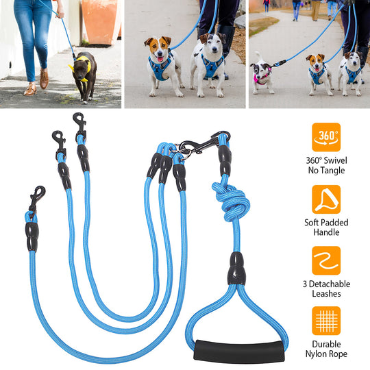 GBruno 3 Dog Leash