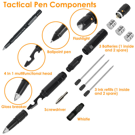 GBruno 11 In 1 Tactical Pen