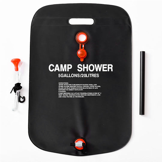 GBruno Portable Solar Heated Shower Bag