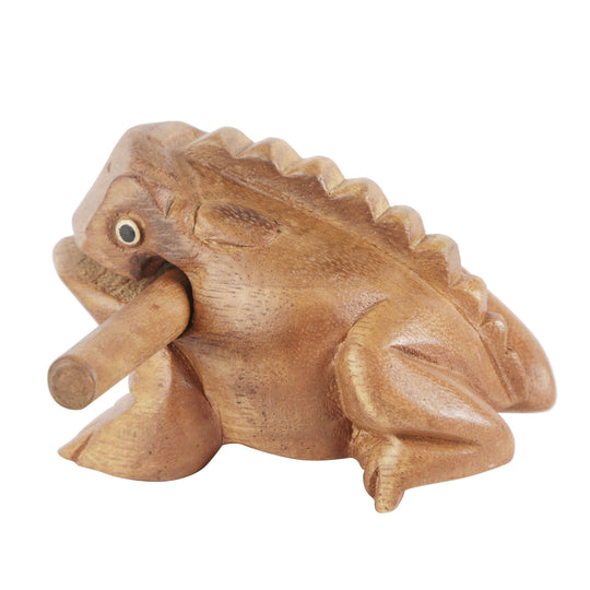 GBruno 4in Wooden Frog