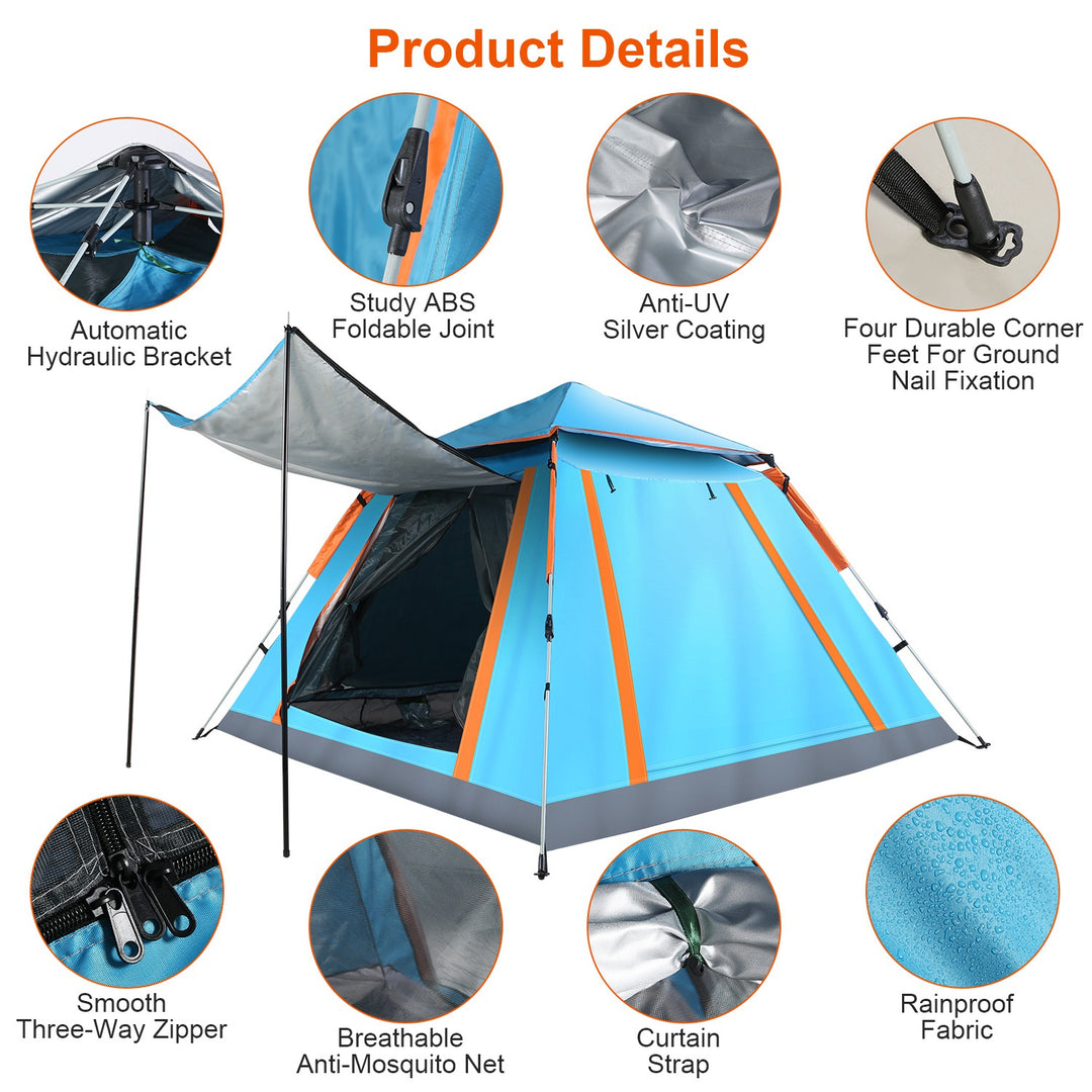 GBruno 4-5 Person Camping Tent