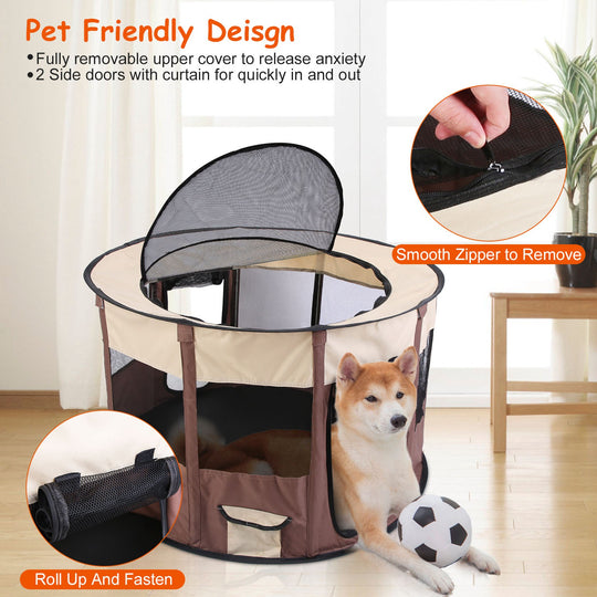 GBruno Foldable Playpen for Dog