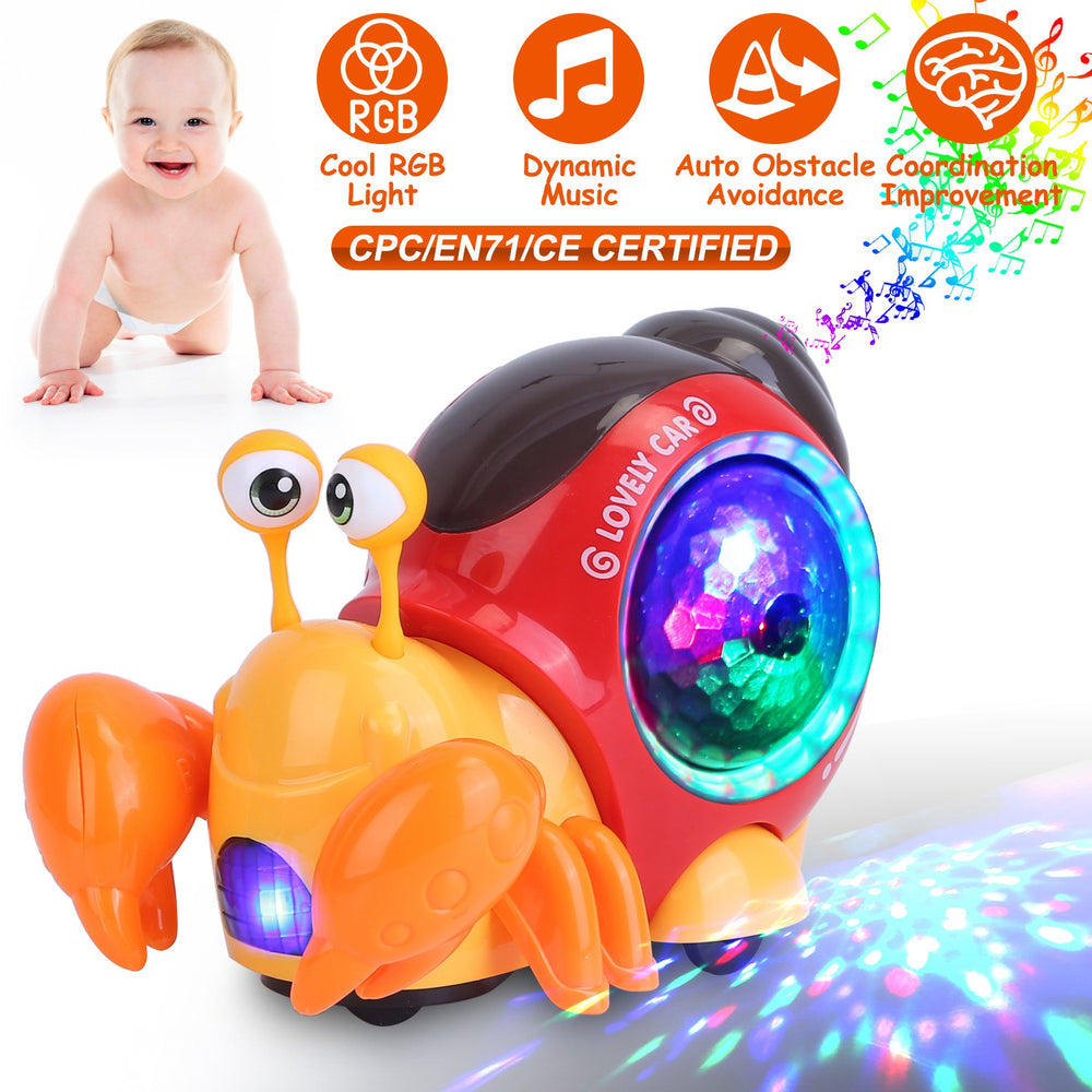 GBruno Crawling Crab Baby Toy