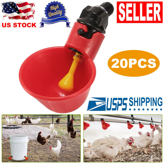 GBruno 20 Pack Chicken Waterer