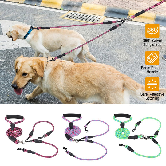 GBruno Double Dogs Leash