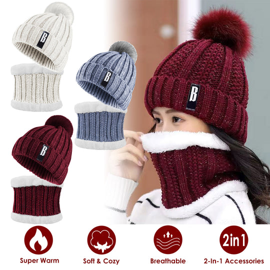 GBruno Winter Beanie Hat Scarf