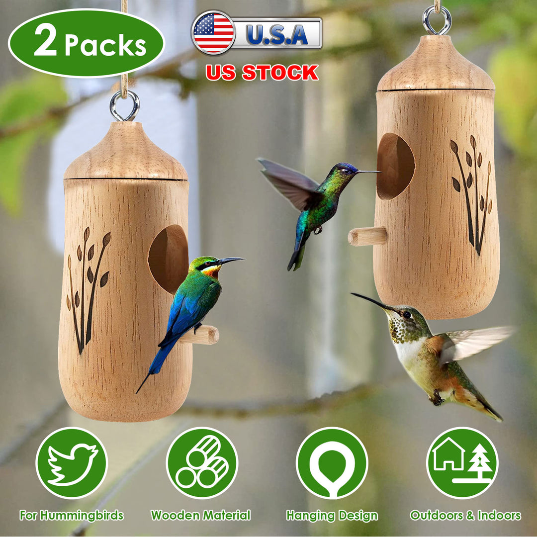 GBruno 2 Packs Humming Bird Houses