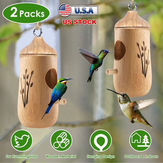 GBruno 2 Packs Humming Bird Houses