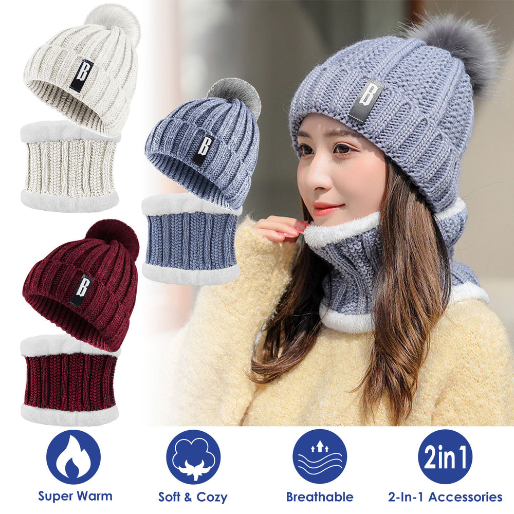 GBruno Winter Beanie Hat Scarf