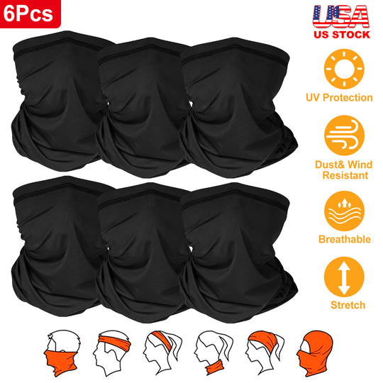 GBruno 6Pcs Summer Neck Gaiter