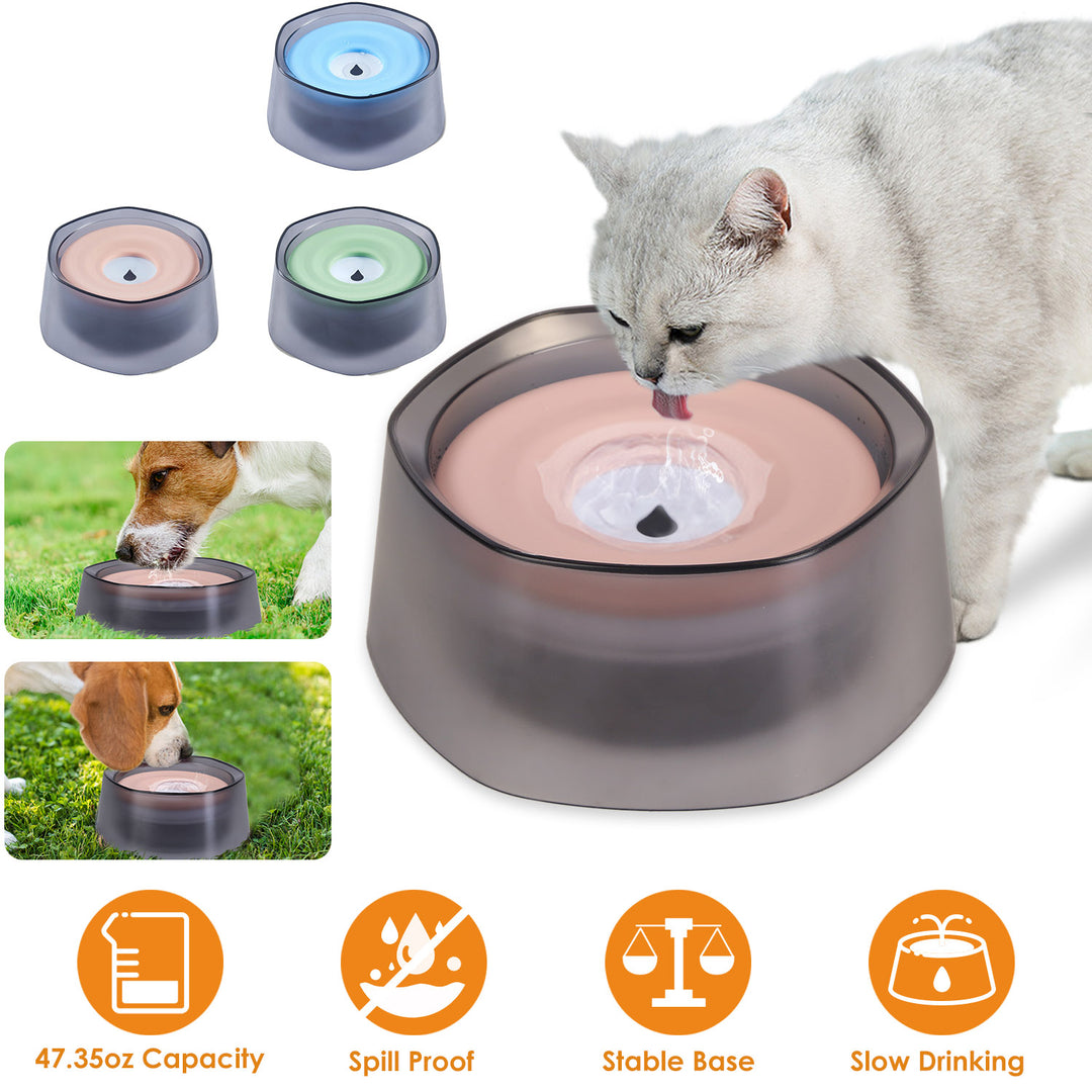 GBruno No Spill Dog Cat Water Bowl