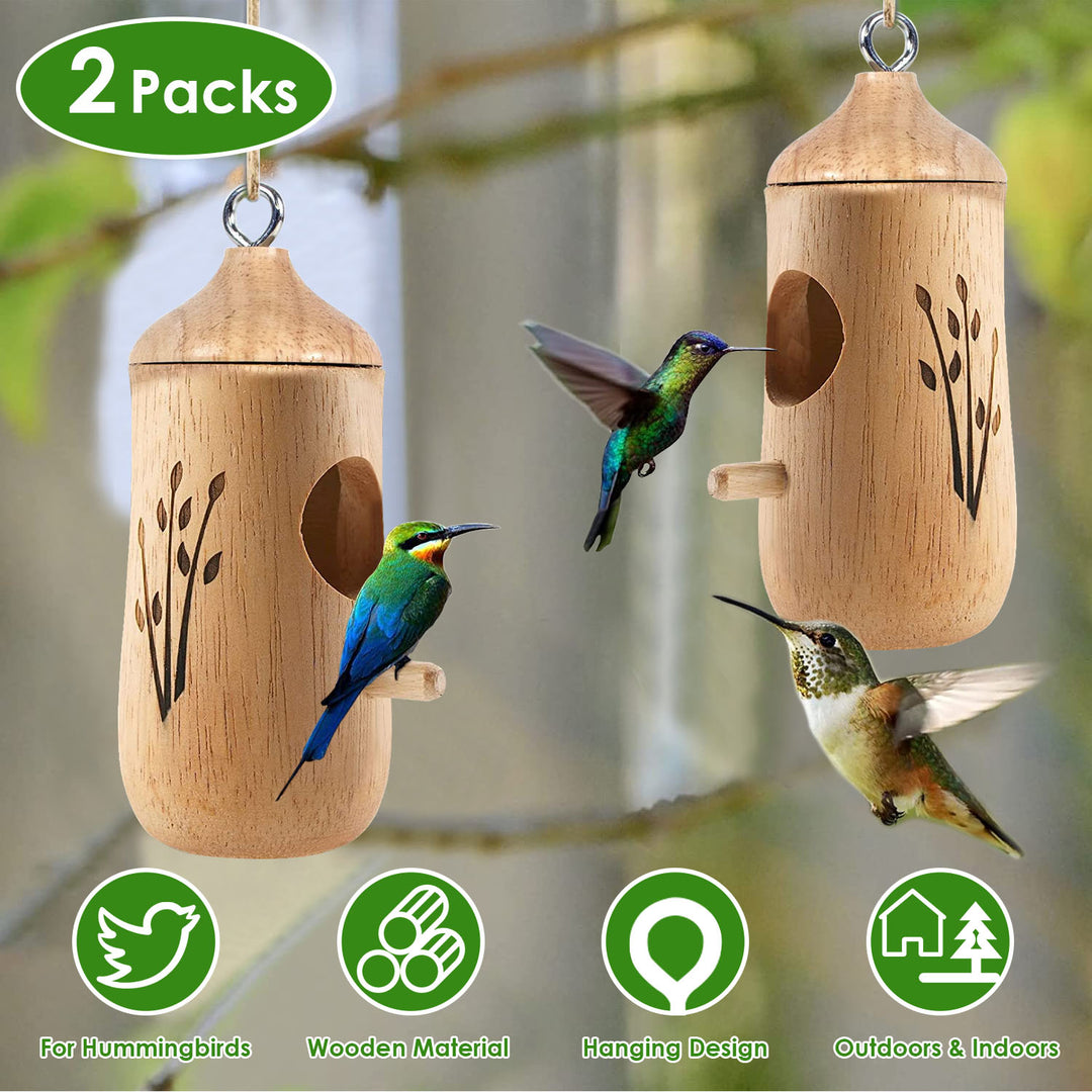 GBruno 2 Packs Humming Bird Houses