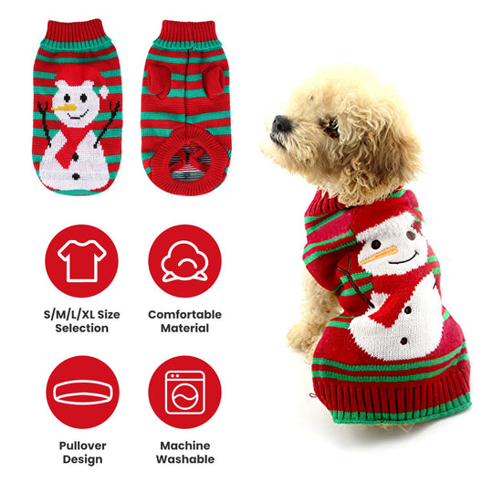 GBruno Pet Christmas Turtleneck Sweater