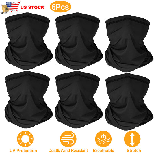 GBruno 6Pcs Summer Neck Gaiter