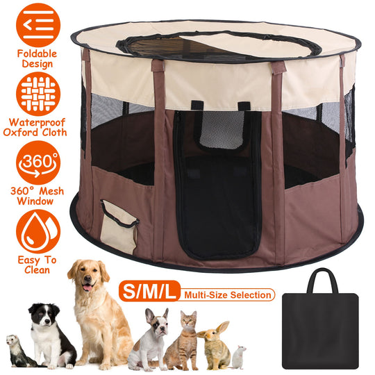 GBruno Foldable Playpen for Dog