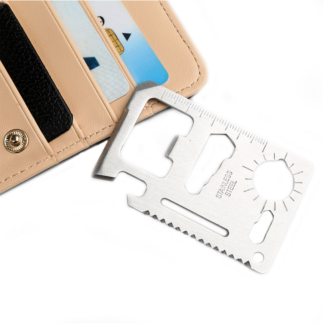 GBruno 11 In 1 Stainless Steel Multi-tool Credit Card