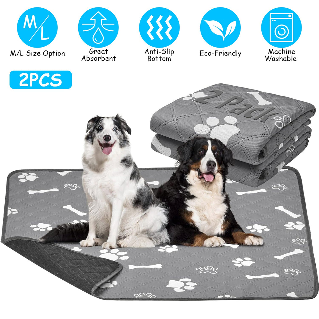 GBruno 2Pcs Washable Pet Pee Pads