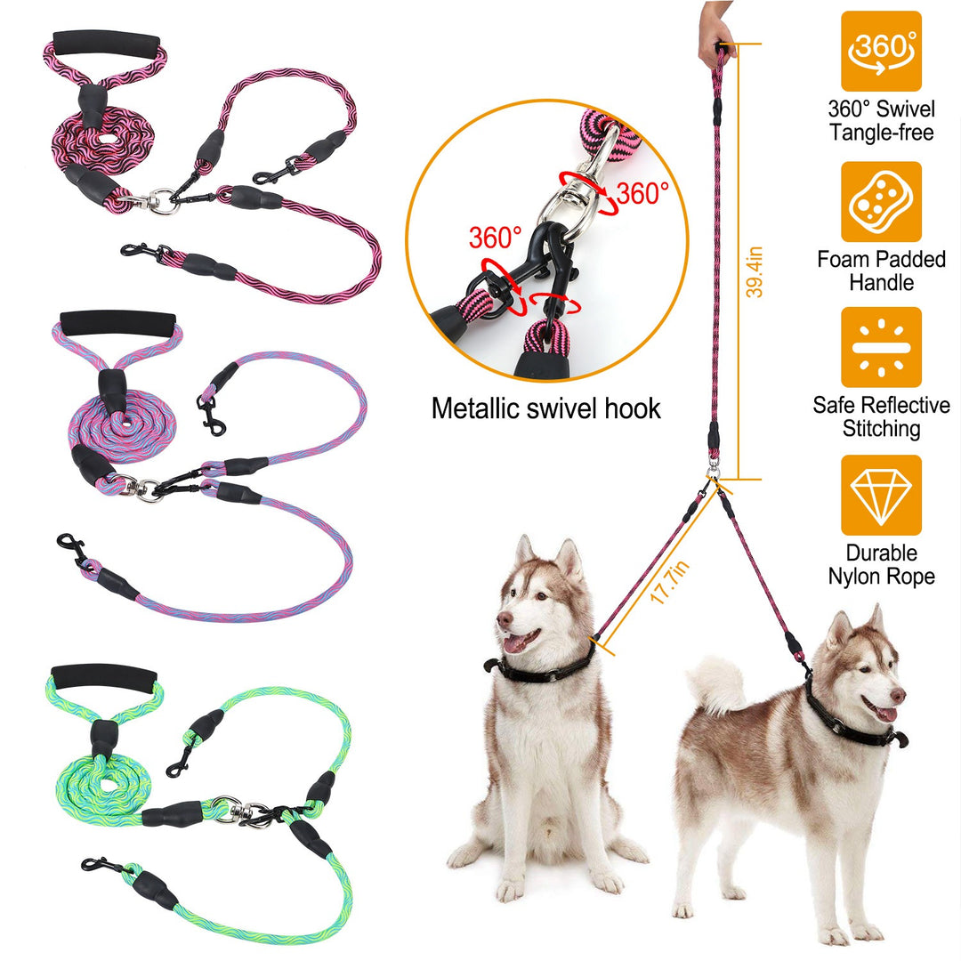 GBruno Double Dogs Leash