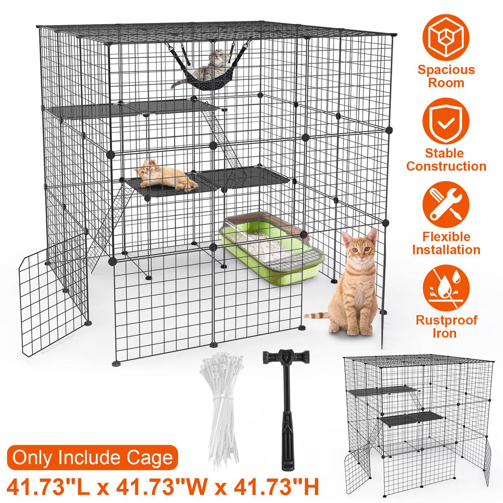 GBruno 3 Tier Large Cat Cage