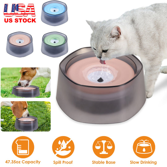 GBruno No Spill Dog Cat Water Bowl