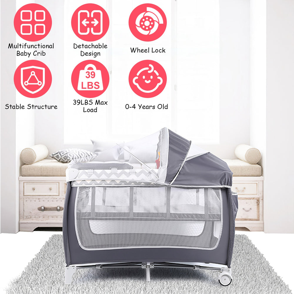 GBruno Portable Baby Crib