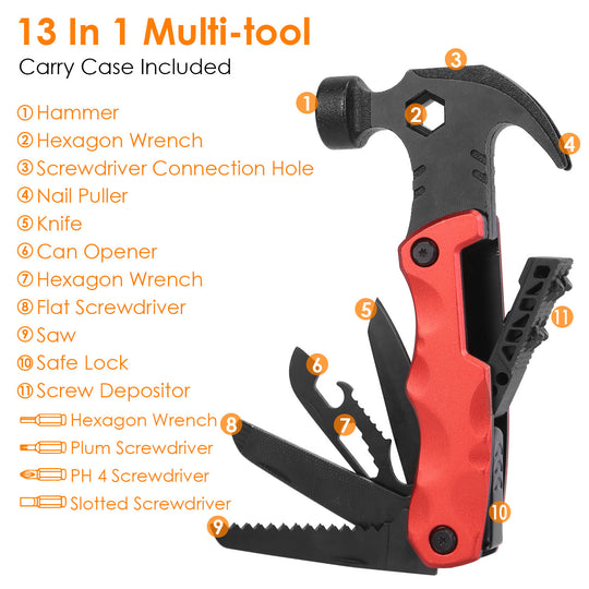 GBruno 13 In 1 Multi-tool Hammer