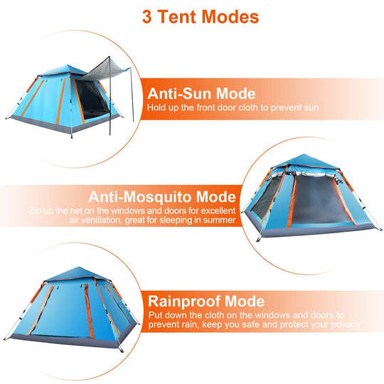 GBruno 4-5 Person Camping Tent