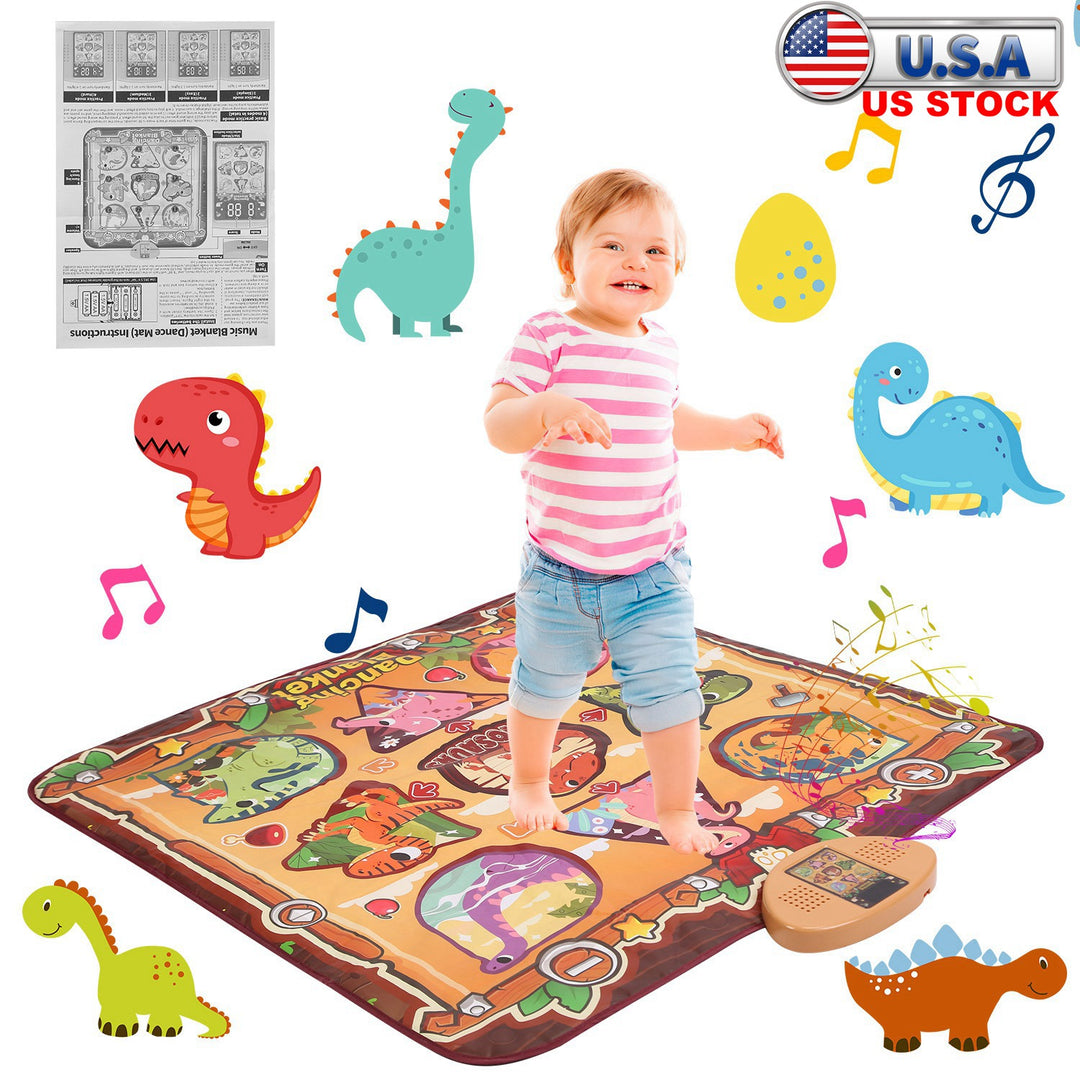 GBruno Dinosaur Dance Mat for Kids