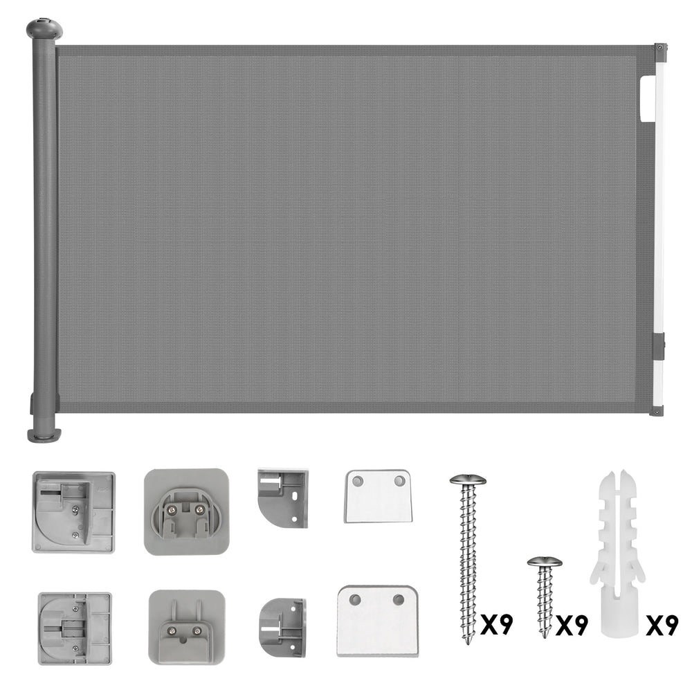 GBruno Retractable Baby Security Gate Door