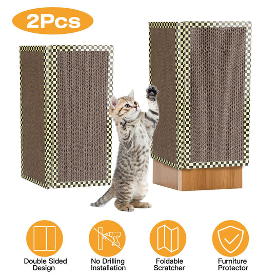 GBruno 2Pcs Foldable Cat Scratcher