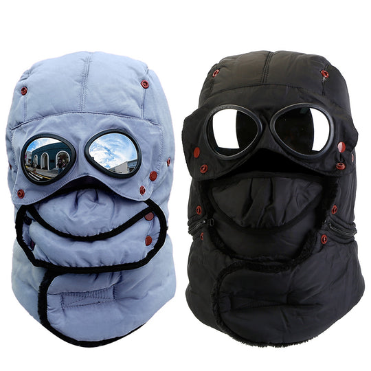 GBruno Unisex Thermal Winter Goggles Hat