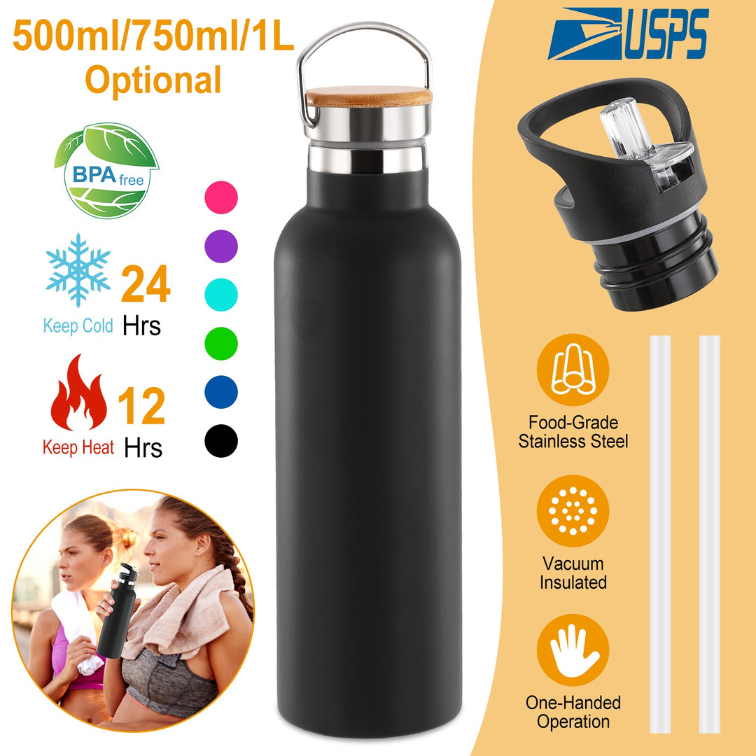 GBruno Sports Water Bottle Stainless Steel